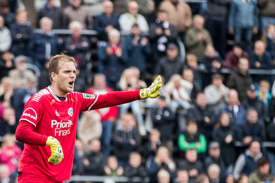 Utsiktens målvakt Axel Wibrån