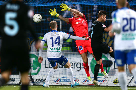 Norrköpings målvakt David Mitov Nilsson