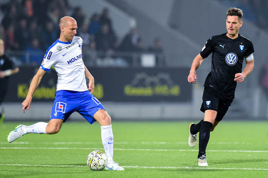 Norrköpings Andreas Johansson och Malmö FFs Markus