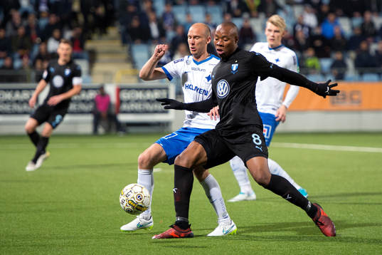 Norrköpings Andreas Johansson och Malmö FFs Carlos
