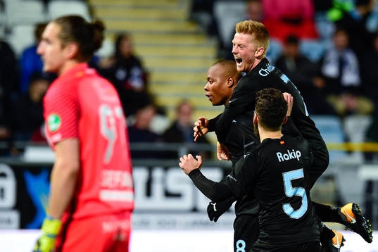 Malmö FFs Carlos Strandberg, Anders Christiansen och Erdal