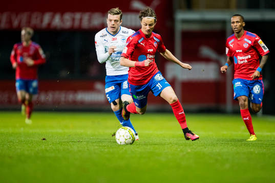 Värnamos Albin Seger och Helsingborgs Alex Timossi