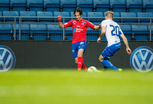 Helsingborgs Alex Timossi Andersson och Värnamos Freddy