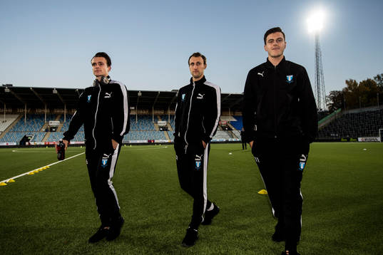 Malmö FFs Andreas Vindheim, Magnus Wolff Eikrem och