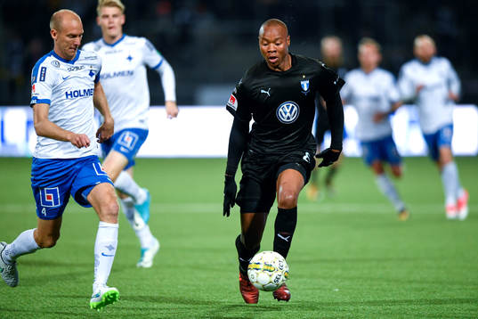 Norrköpings Andreas Johansson och Malmö FFs Carlos