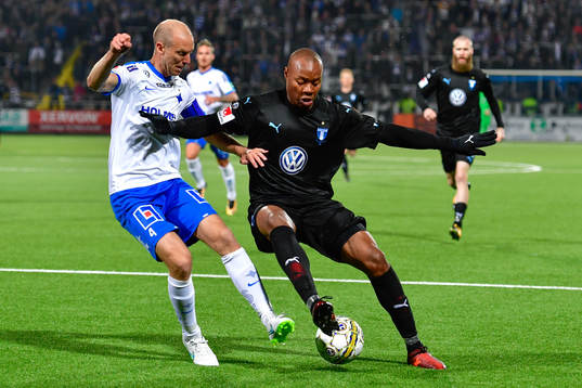 Norrköpings Andreas Johansson och Malmö FFs Carlos