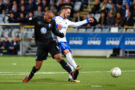 Malmö FFs Carlos Strandberg fjor 1-1