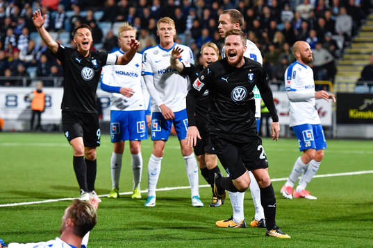 Malmö FFs Lasse Nielsen jublar