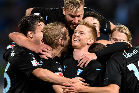Malmö FFs Anders Christiansen jublar