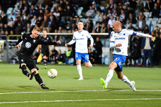 Malmö FFs Anders Christiansen gör 1-3