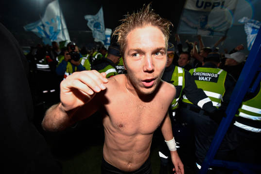 Malmö FFs Anton Tinnerholm jublar