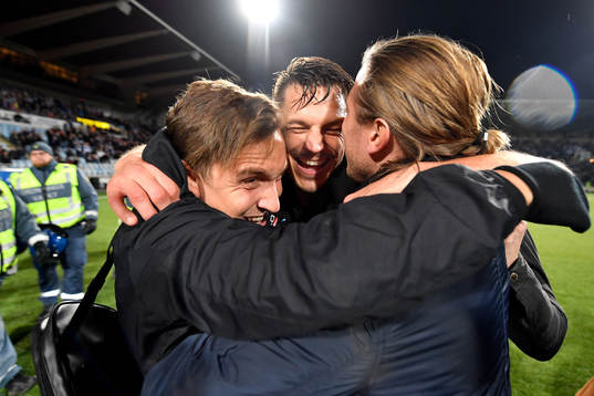 Malmö FFs Markus Rosenberg jublar