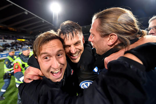 Malmö FFs Markus Rosenberg jublar