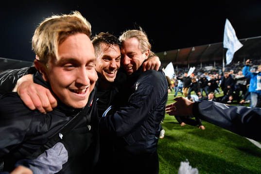 Malmö FFs Markus Rosenberg jublar