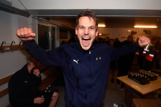 Malmö FFs Markus Rosenberg jublar