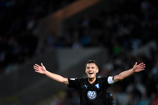 Malmö FFs Markus Rosenberg jublar