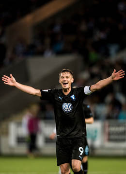 Malmö FFs Markus Rosenberg jublar