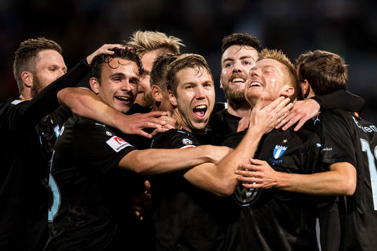 Malmö FFs Andreas Vindheim, Anton Tinnerholm och Erdal