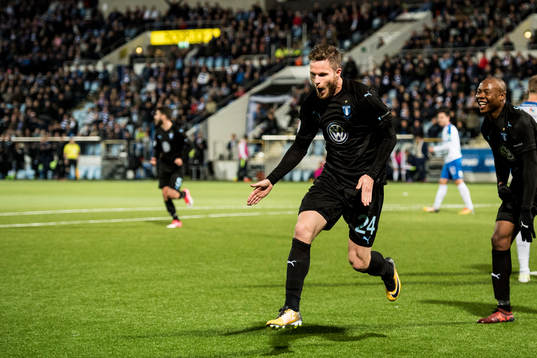 Malmö FFs Lasse Nielsen jublar
