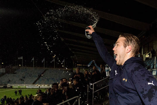 Malmö FFs Anton Tinnerholm jublar