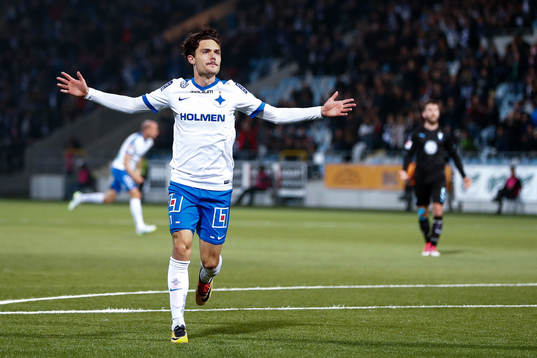 Norrköpings David Moberg Karlsson jublar