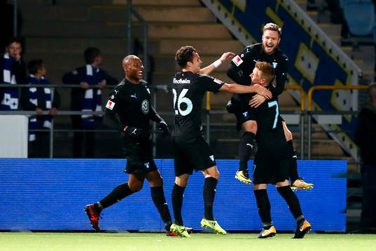 Malmö FFs Lasse Nielsen jublar
