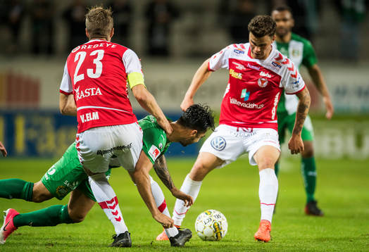 Kalmars Viktor Elm och Herman Hallberg samt Hammarbys