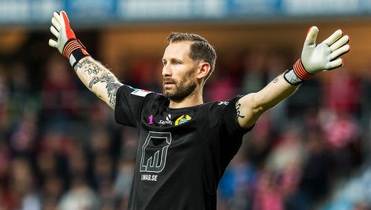 Hammarbys målvakt Johan Wiland