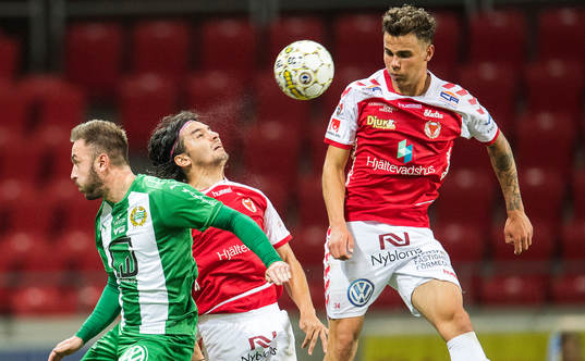 Kalmars Emin Nouri och Herman Hallberg samt Hammarbys