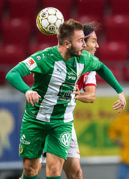 Kalmars Emin Nouri och Hammarbys Muamer Tankovic