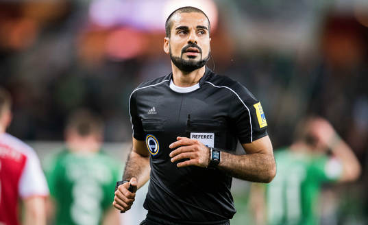 Matchens domare Mohammed Al-Hakim
