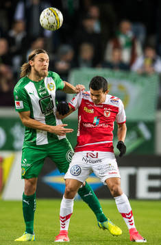 Kalmars Romário Pereira Sipião och Hammarbys Björn