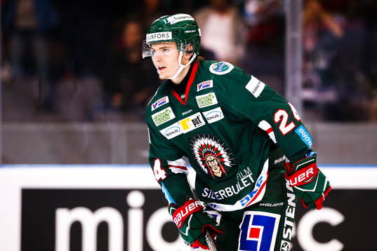 Frölundas Lias Andersson jublar