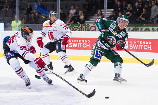Frölundas Victor Olofsson och Örebros Kalle Olsson