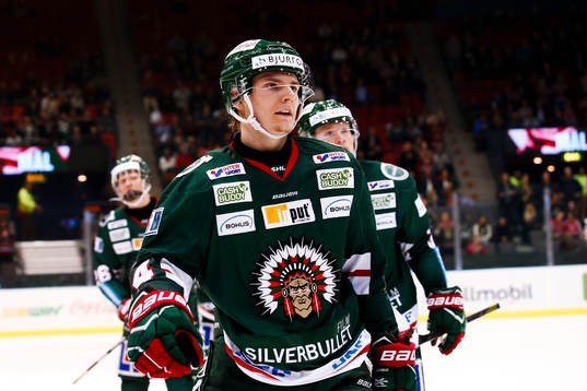 Frölundas Lias Andersson jublar