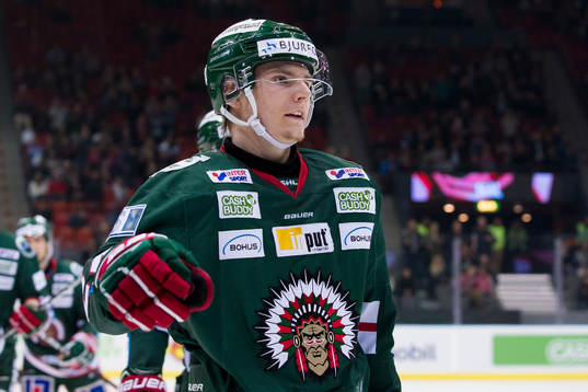 Frölundas Lias Andersson jublar