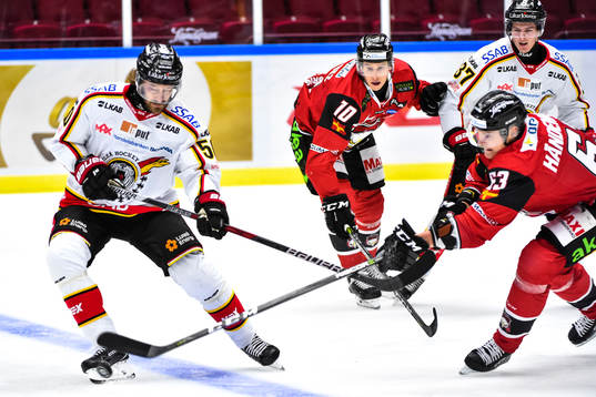 Luleås Daniel Sondell och Malmö Redhawks Fredrik