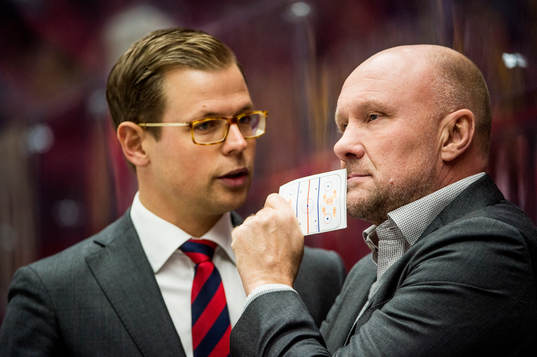 Malmö Redhawks assisterande tränare Martin Filander och
