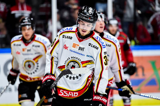 Luleås Emil Larsson deppar