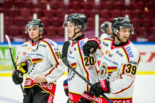 Luleås Robin Kovacs, Gustav Rydahl och Pontus Själin