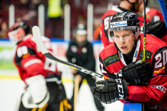 Malmö Redhawks Erik Forssell deppar