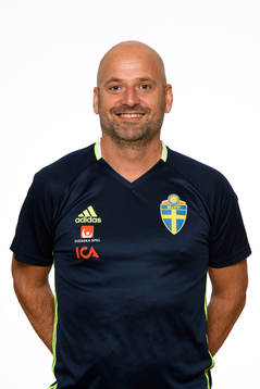 Sveriges assisterande förbundskapten Magnus Wikman