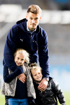 Malmö FFs Markus Rosenberg med familj