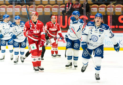 Leksands Anton Karlsson jublar