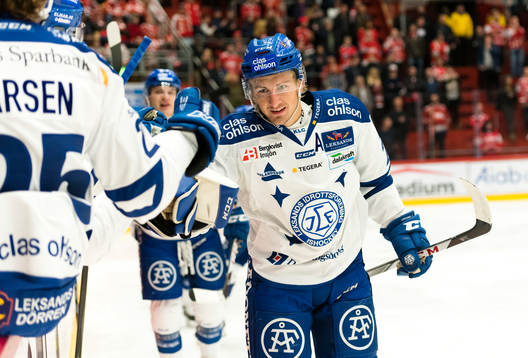 Leksands Patrik Norén jublar