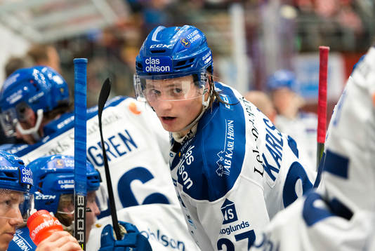 Leksands Anton Karlsson peppar sina kamrater