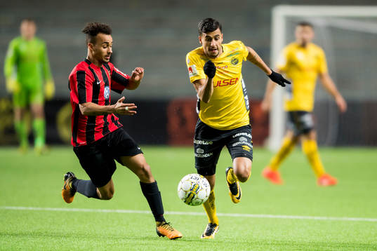 Elfsborgs Rami Kaib och Brommapojkarnas Victor Fors