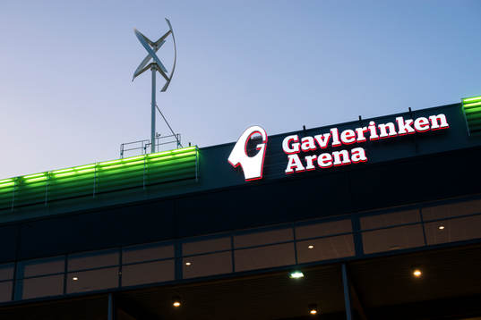 Gavlerinken Arena före ishockeymatchen i SHL mellan