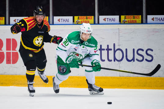 Brynäs Kevin Clark och Rögles Ted Brithén