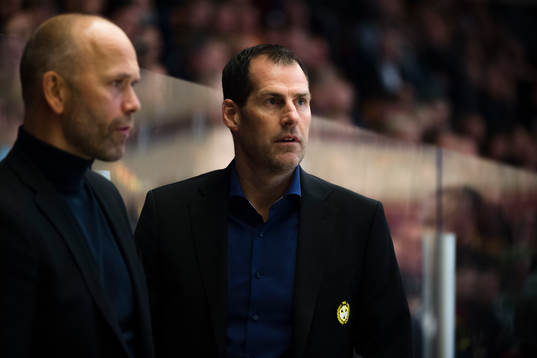 Brynäs tränare Tommy Sjödin och assisterande tränare